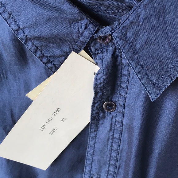 Vtg 80-s 100% silk American Crusader shirt Sz XL - Picture 4 of 8